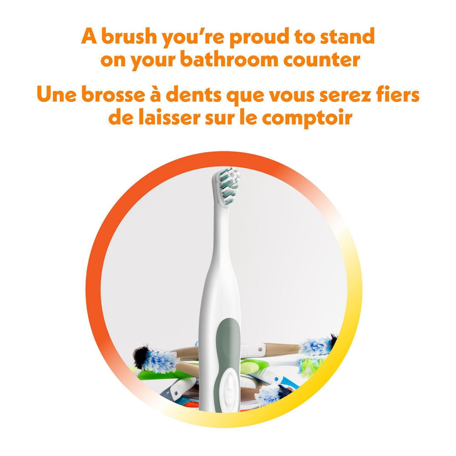 Spinbrush Brosse à dents à piles, soies moyennes