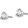 thumbnail image 2 of 14K White Gold Lab Grown Diamond 3/4Ctw Vs/Si, D E F, 3 Prong Earrings Made In United States em1007-075-wld, 2 of 5