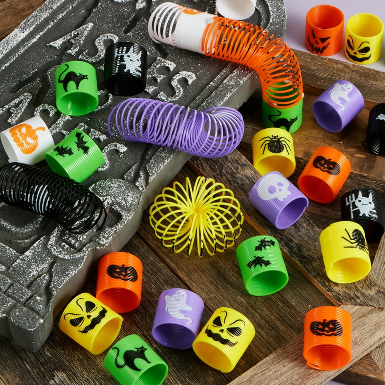 Joyfy 36 PCS Halloween Coil Spring Toys for Kids, Mini Springs for