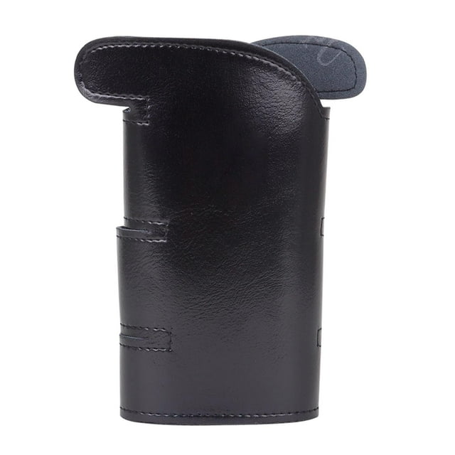 Universal engrosado duradero Válvula de trompeta guardia de trompeta cubierta protectora manga instrumento Musical Anti Scratch fácil instalar negro Gloria cubierta protectora de trompeta de pu
