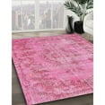 thumbnail image 3 of Ahgly Company Machine Washable Indoor Square Traditional HotPink Area Rugs, 8' Square, 3 of 7