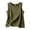 Army Green Tank Tops, variant on Women Tank Tops Summer O-Neck Solid Color Casual Plus Size Sleeveless Shirts Loose Fit Camisole Stylish Ladies Camis