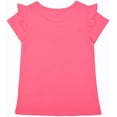 thumbnail image 4 of STAR WARS Lucasfilm The Child Girl's 3 Pack Baby Yoda Short Sleeves Tee Shirts and Leggings Set for Kids, 6 Pink, 4 of 6