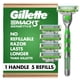 thumbnail image 1 of Gillette Mach3 Sensitive - Mango de afeitar para hombre + 5 recambios, 1 of 9