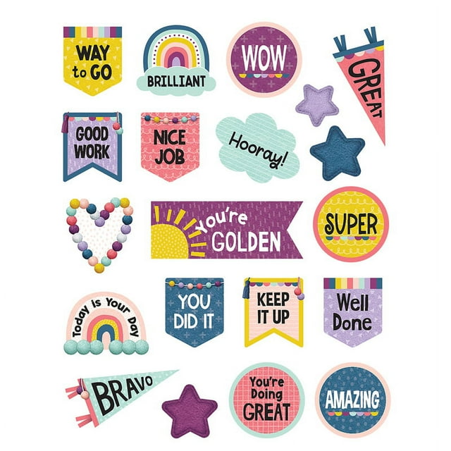 TEACHER CREATED RESOURCES (12 PK) OH HAPPY DAY STICKERS