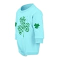 thumbnail image 5 of Coerni Baby Onesie Bodysuits 1st Birthday Outfit St Patricks Day Romper Bodysuit Soft Graphic Oversized Button Sweatshirt Jumpsuit, 5 of 6