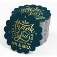 thumbnail image 4 of Inkdotpot Real Gold Foil Thank You From The New Wedding Tags Favor Hang Paper Tags 100 Piece, 4 of 6