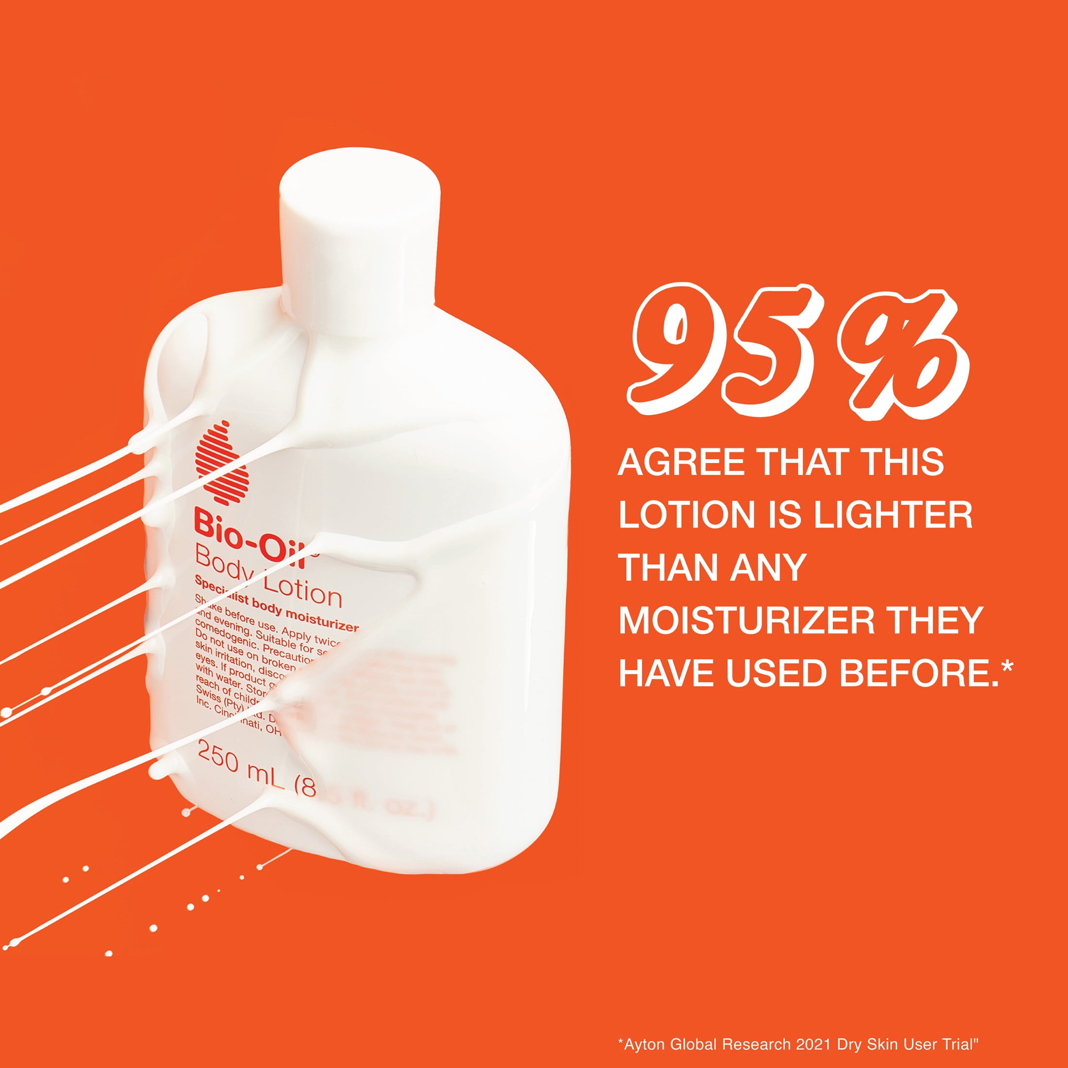 (2 pack) Bio-Oil Body Lotion for Dry Skin, Ultra-Lightweight Moisturizer, 8.5 fl oz