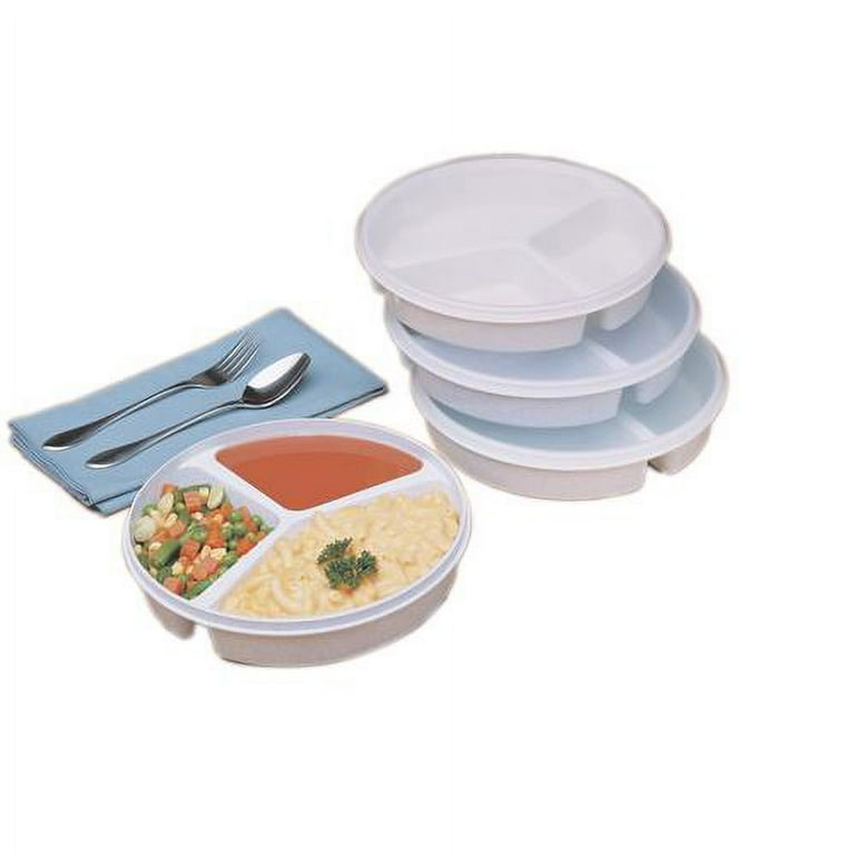 Partitioned scoop dish with cover, sandstone, 8 Partitioned scoop dish with cover, sandstone, 8