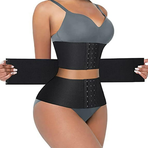 POP CLOSETS High Quality Upgrade Waist Trainer for Women Underbust Waist Corsets Cincher Sport Girdle Seamless Hourglass Body Shaper Hooks