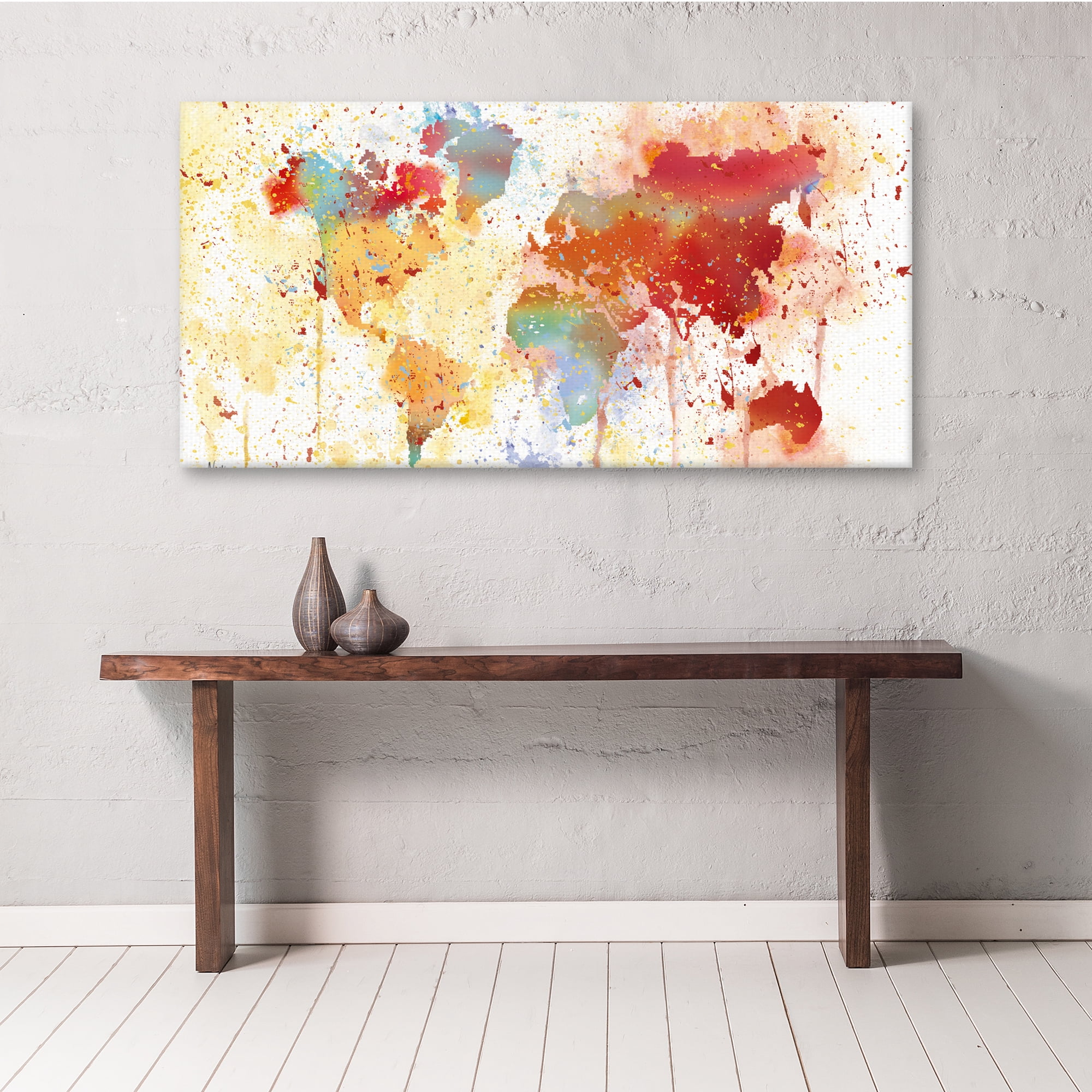 Traveled the World by Nan Canvas Art Print