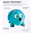 thumbnail image 3 of Outward Hound Tootiez Grunting Hedgehog Dog Toy, Blue, Large, 3 of 6