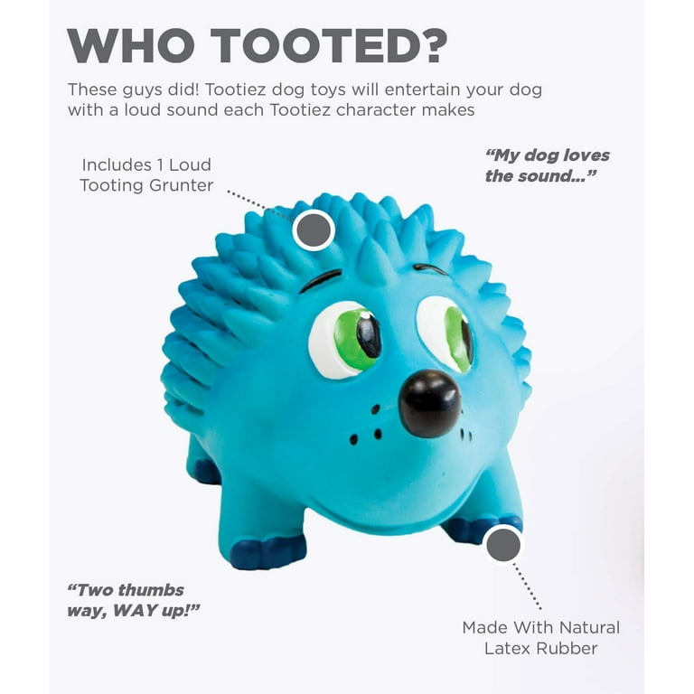 Squeaky hedgehog 2024 dog toy