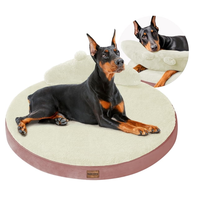 Cama Ortopédica Grande para Perro NANUYA Jumbo con Almohada Impermeable