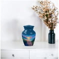thumbnail image 5 of Beach Urns For Human Ashes Adult Female Small 3 Inch, Sunset Cremation Urns For Adult Brother And Sister, Blue Keepsake Urn For Human Ashes Mom And Dad, 5 of 7