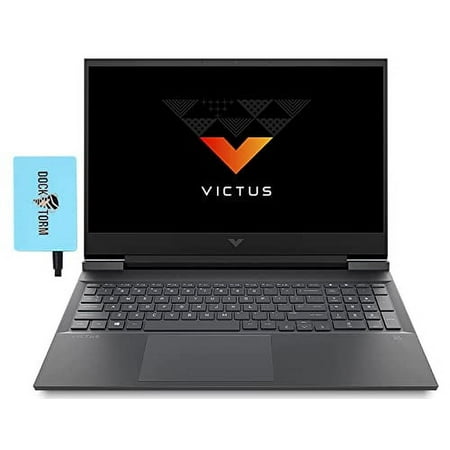 HP Victus -16t Gaming & Entertainment Laptop (Intel i7-11800H 8-Core, 8GB RAM, 256GB PCIe SSD, GeForce RTX 3060, 16.1" Full HD (1920x1080), WiFi, Bluetooth, Webcam, Win 11 Home) with Hub