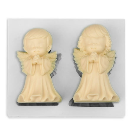 

Little Angel Silicone Soap Mold Soap Making Supplies DIY Cake Decorating Baking Mold for Chocolate Cheesecake Cupcake