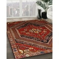 thumbnail image 2 of Ahgly Company Indoor Rectangle Traditional Sienna Brown Persian Area Rugs, 5' x 7', 2 of 6