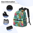 thumbnail image 4 of Daiia Pineapple School Backpack for Men Women, Unisex Large Waterproof Bookbag Schoolbag Casual Daypack for High School/College/Teens/Travel/Work Black, 4 of 8