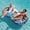 White, variant on EDX Heavy-Duty 2-Person Inflatable River Raft for Adults,Floating Lounge with Cooler, 2 Cup Holders, Cool Mesh Bottom, Handles & Connectable Hook, Quick-Release Valve, UV- and Puncture-Resistant PVC