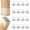 Clear, variant on 16 PCS Rectangular Silicone Chair Leg Protectors for Hardwood Floors, Black Furniture Leg Caps with Felt Pads, Protect Wood or Tile Floors, Reduce Noise, Easy to Move (0.75" x 1")