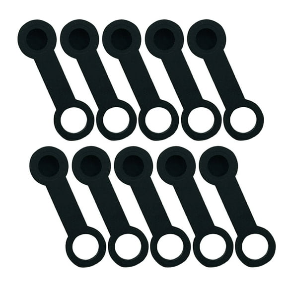 25pcs Black Rubber Dust Caps for Bike Brake Bleeder Nipples and Zerk Fittings Universal Dust Cover