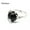 Obsidian, variant on Crystal Flower Finger Ring Quartz Stone Chakra Round Bead Gift Reiki Healing 1PC-Amethyst