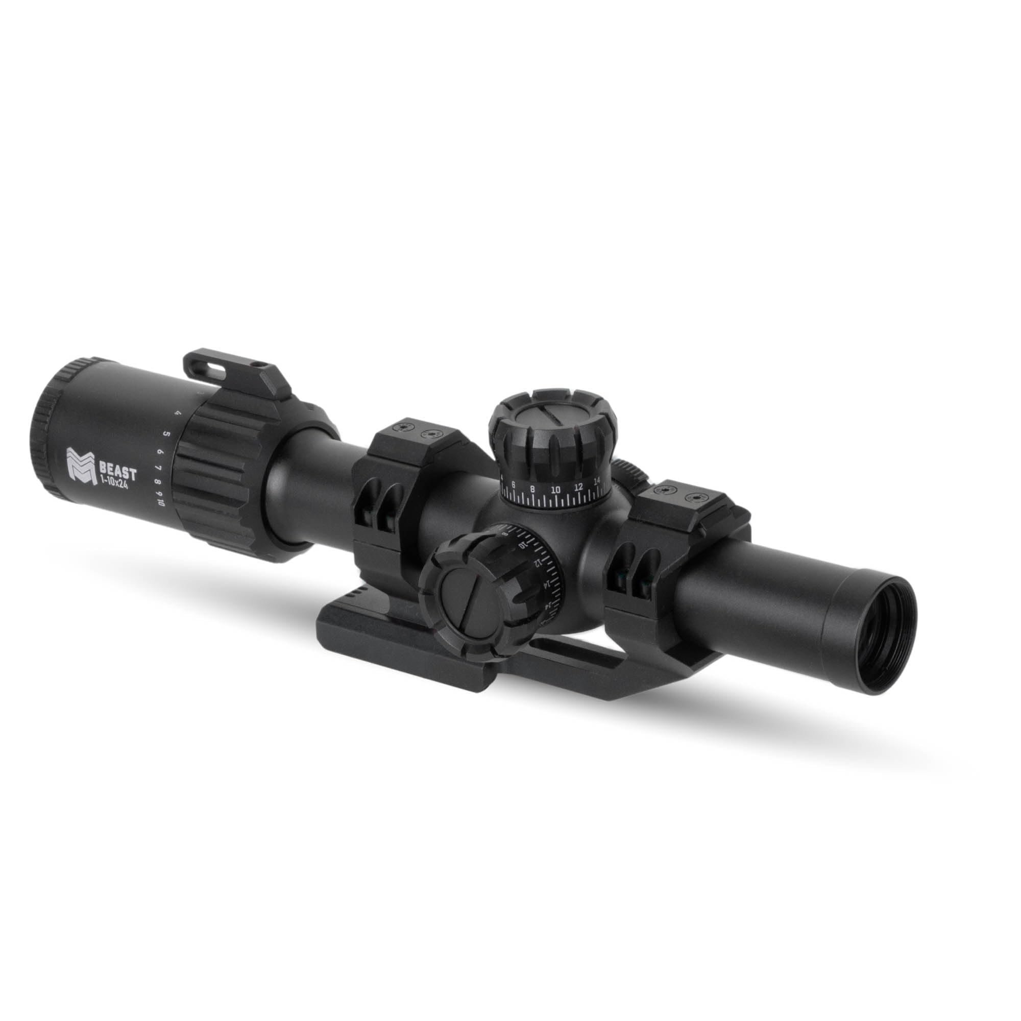 Monstrum Beast ED 1-10x First Focal Plane FFP LPVO Scope CM5 Morpheus MOA