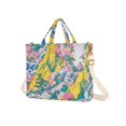 thumbnail image 7 of FORMRS Womens Corduroy Tote Bag Crossbody Shoulder Handbag with Pocket, Green Mountains, 7 of 7