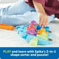 thumbnail image 2 of Learning Resources Spike the Fine Motor Hedgehog Puzzle Playmate  Fine Motor Game Color and Shape Recognition Ages 18 months, 2 of 6