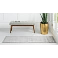 thumbnail image 4 of Rugs.com Oregon Collection Rug – 6 Ft Runner Gray Low-Pile Rug Perfect For Hallways, Entryways, 4 of 9