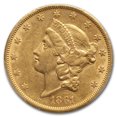thumbnail image 2 of 1861-S $20 Liberty Gold Double Eagle AU-55 PCGS, 2 of 3