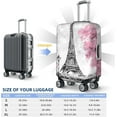 thumbnail image 2 of Retro Paris Eiffel Tower Luggage Suitcase Covers Elastic Washable Luggage Protector Travel Suitcase Protective Cover For Kid And Adult, L (Fit 25-29 Inch Luggage), 2 of 6