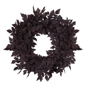 Halloween Wreath 24 Inch Fall Leaves Wreath for Front Door Mantel and Wall Decor Autumn Halloween