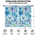 thumbnail image 2 of Blackout Kids Curtains,Pioneer Flower Floral Print Pattern Childrens Insulated Curtains Set Of 2,Bedroom Essentials,Toddler Room Decor 52"x84", 2 of 5