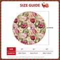 thumbnail image 2 of Sikiie Tulips Flowers Nativity Christmas Tree Skirt, Jesus Christian Winter Holiday Tree Mat Decoration(30-48IN)48", 2 of 6