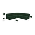 thumbnail image 2 of Meridian Furniture Ollie Green Boucle Fabric Modular Sectional, 2 of 11