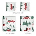 thumbnail image 4 of CGK Linens 4-Piece Christmas Holiday Sheet Set - Full Size Xmas Winter Bedding With Vibrant Festive Patterns, Truck, 4 of 6