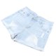thumbnail image 3 of Pantalones cortos ajustados para mujer, de color liso, con bolsillos y agujeros, de cintura media, rectos, para verano, azul claro, L, 3 of 15
