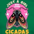 thumbnail image 3 of CafePress - Cicadas Just A Girl Who Loves Cicadas Entomology Women's Value T Shirt - Women's Traditional Fit Dark T-Shirt, 3 of 4