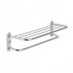 thumbnail image 3 of Toallero de baño de 24 pulgadas, toallero de barra, toallero, acero inoxidable de níquel cepillado y aleación de zinc, montaje en pared, 1 pieza para lavabo doméstico y hotel, 3 of 5