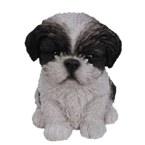 HI-LINE GIFT LTD. BLACK & WHITE SHIH TZU PUPPY - Walmart.com - Walmart.com