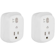 Angle View: Vivitar 2-Pack Wi-Fi Smartplug for Home Automation for Android & iOS (White) HA- 1002