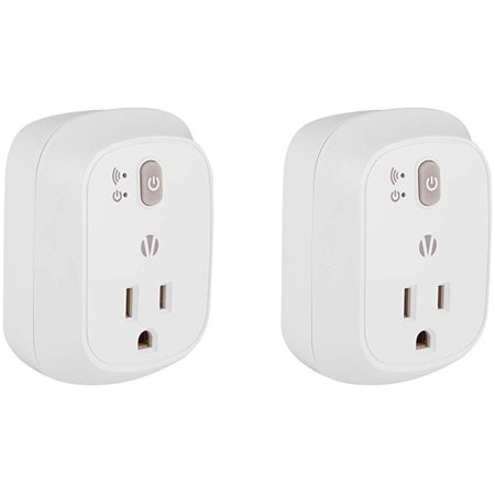 Vivitar 2-Pack Wi-Fi Smartplug for Home Automation for Android & iOS (White) HA- 1002