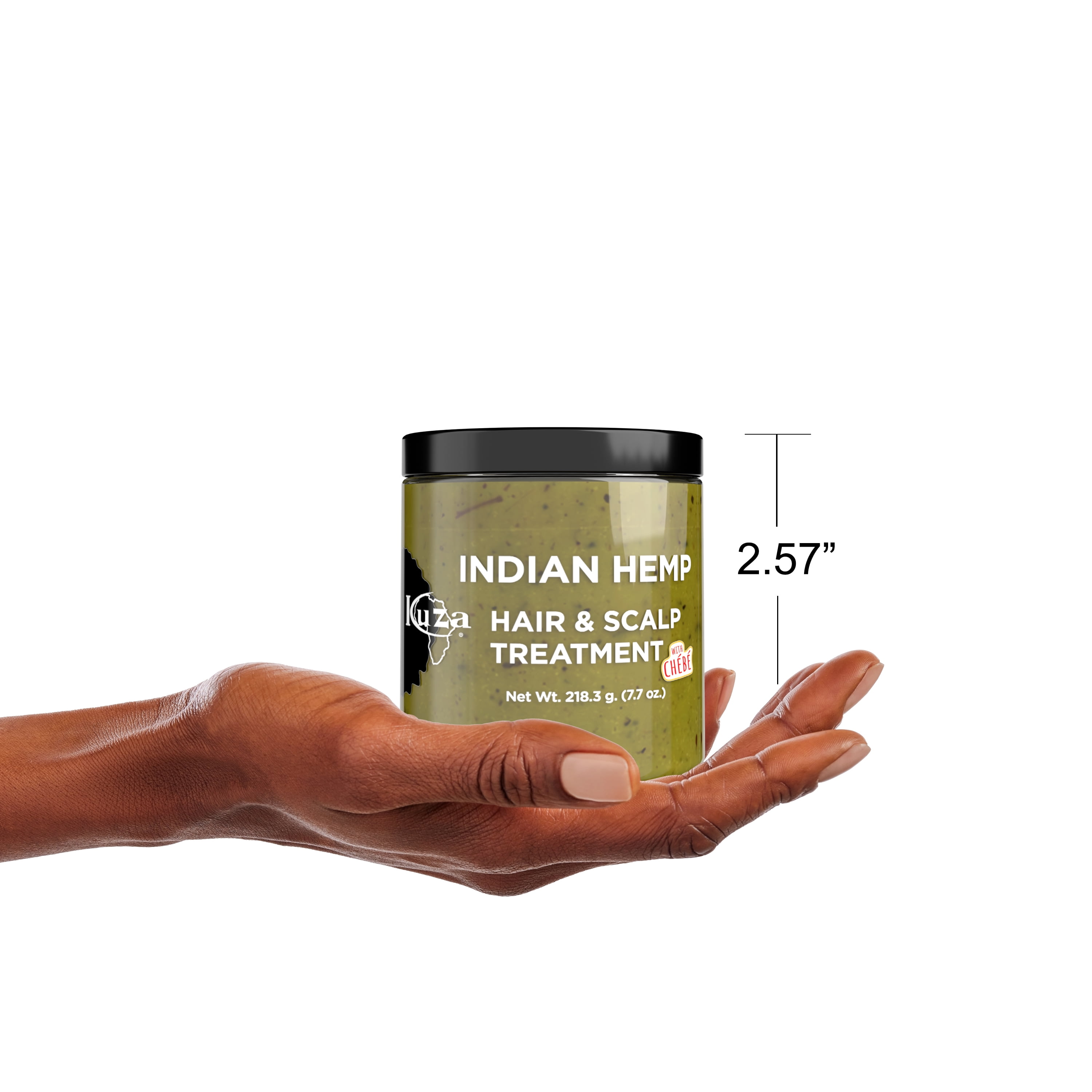 (3 pack) Kuza Indian Hemp with Chebe Hairdress & Scalp Treatment, 7.7 oz