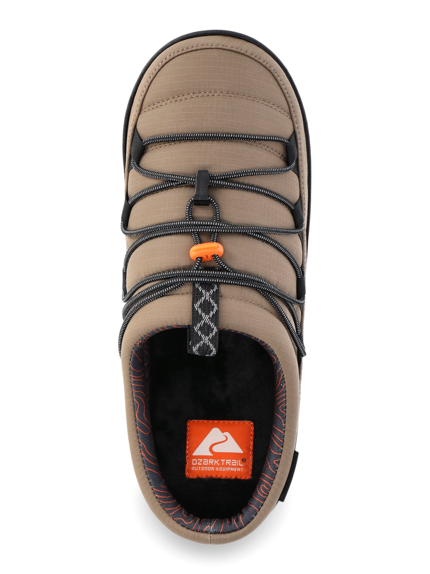 Ozark Trail Men's Outdoor Camp Scuff Slippers, Sizes 7-13