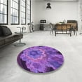 thumbnail image 3 of Ahgly Company Indoor Rectangle Patterned Tyrian Purple Area Rugs, 5' x 7', 3 of 6