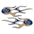 thumbnail image 1 of Milwaukee Brewers Micro Flames Graphics, 1 of 2
