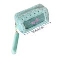 thumbnail image 6 of Aoznliie Plush Pencil Case, Cute Large Capacity Bowknot Pen Bag with Clear Window & Smooth Zipper for Girls Students Office, 9.3 Inches, 6 of 8