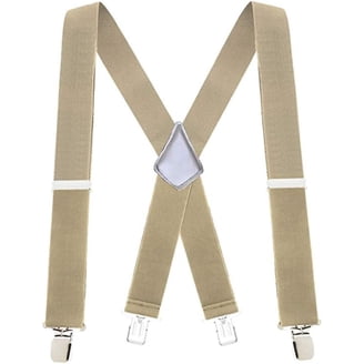 Men's XXL Wide Heavy Duty X-Shape Elastic Suspenders - 50mm Braces With Trouser Clips, UK Made 8 thumbnail image